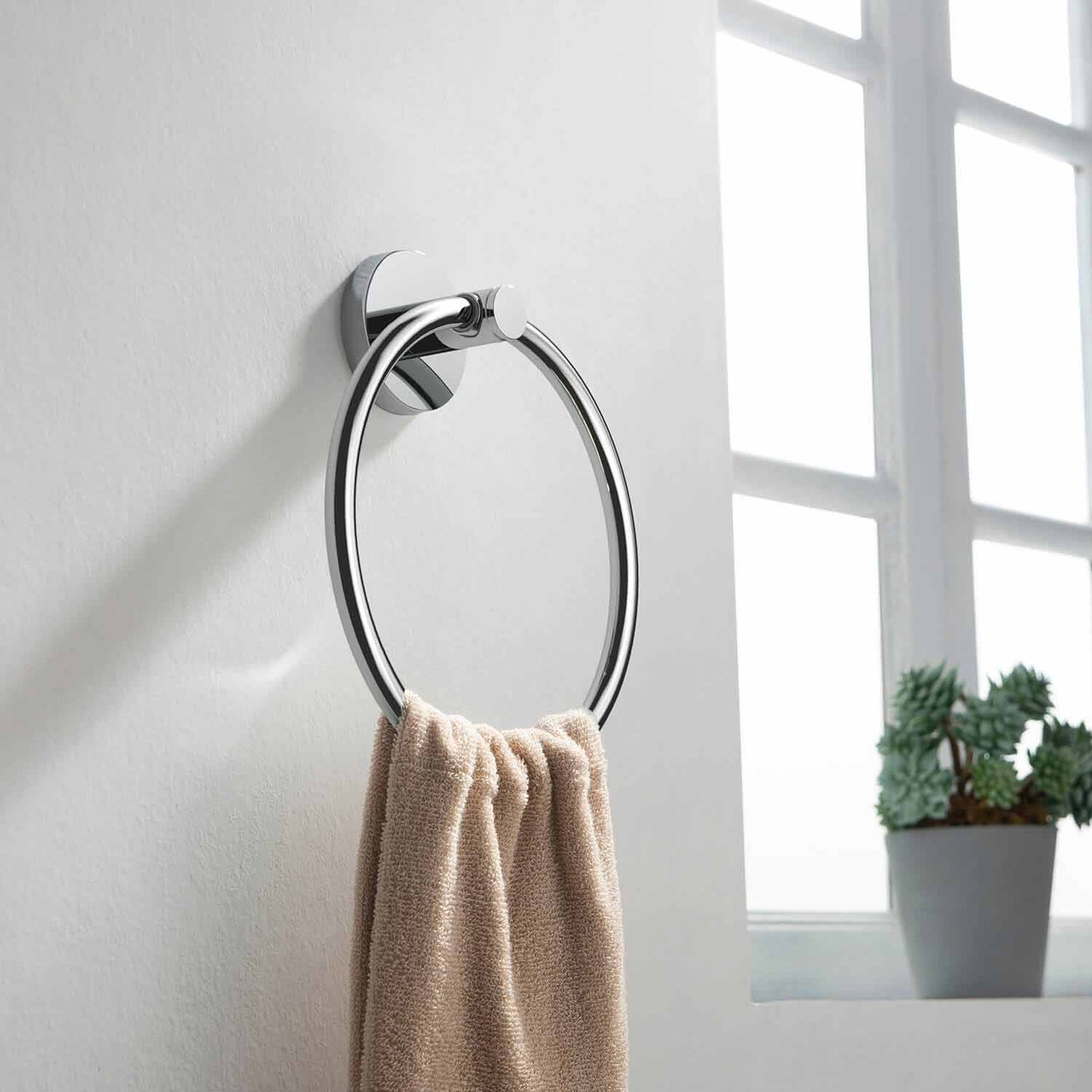 Stylish Brass Towel Ring AA260051