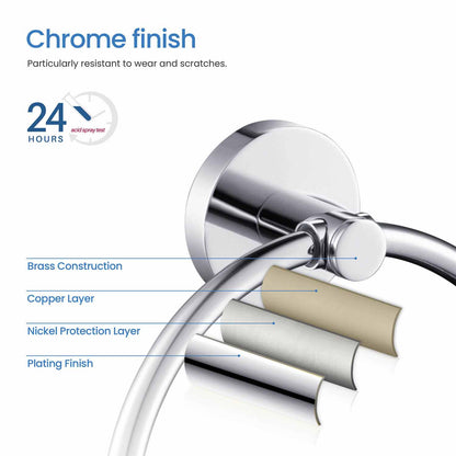 Stylish Brass Towel Ring AA260051
