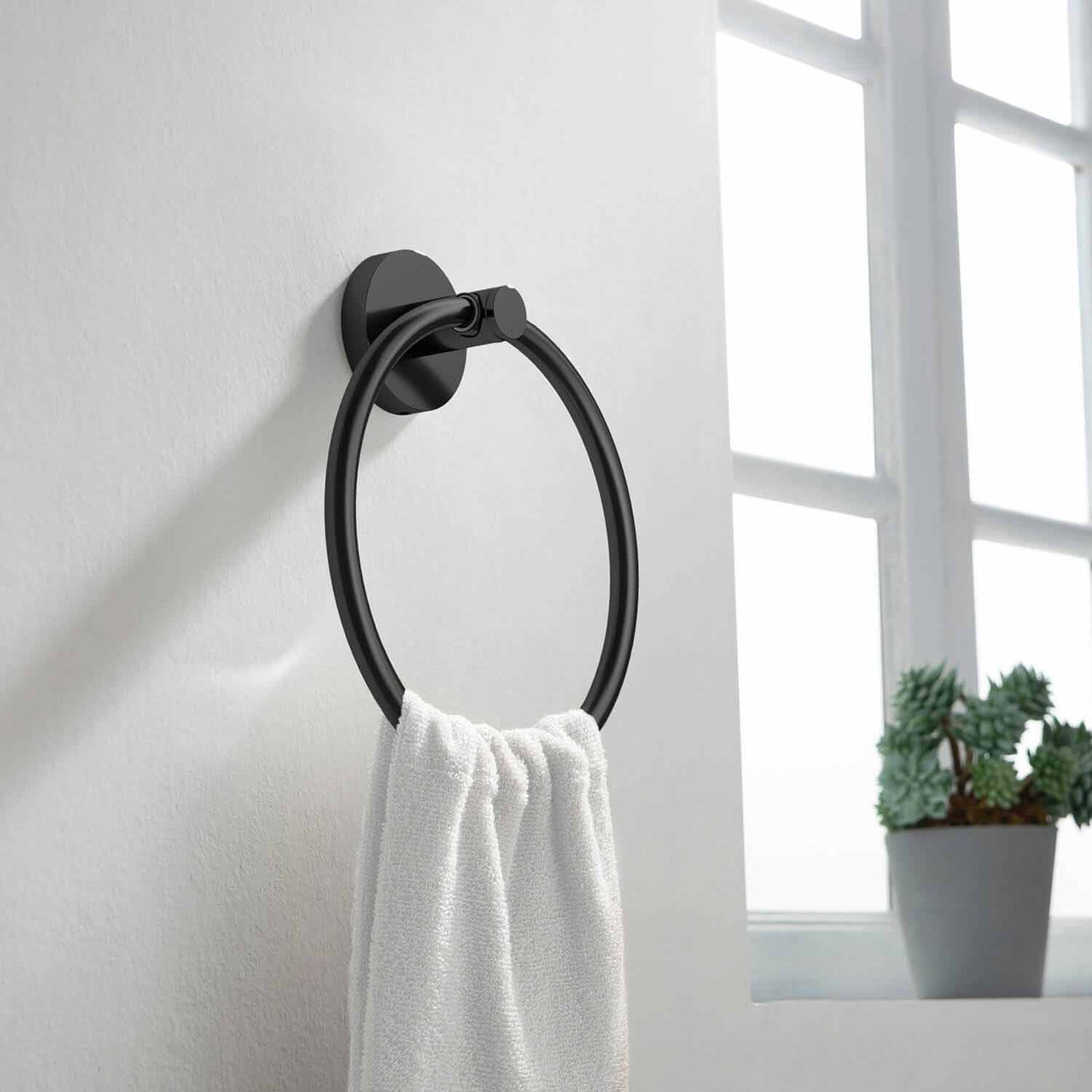 Stylish Brass Towel Ring AA260051