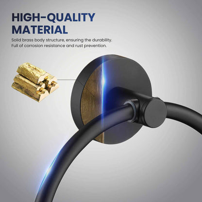 Stylish Brass Towel Ring AA260051