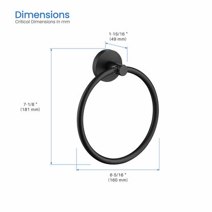 Stylish Brass Towel Ring AA260051