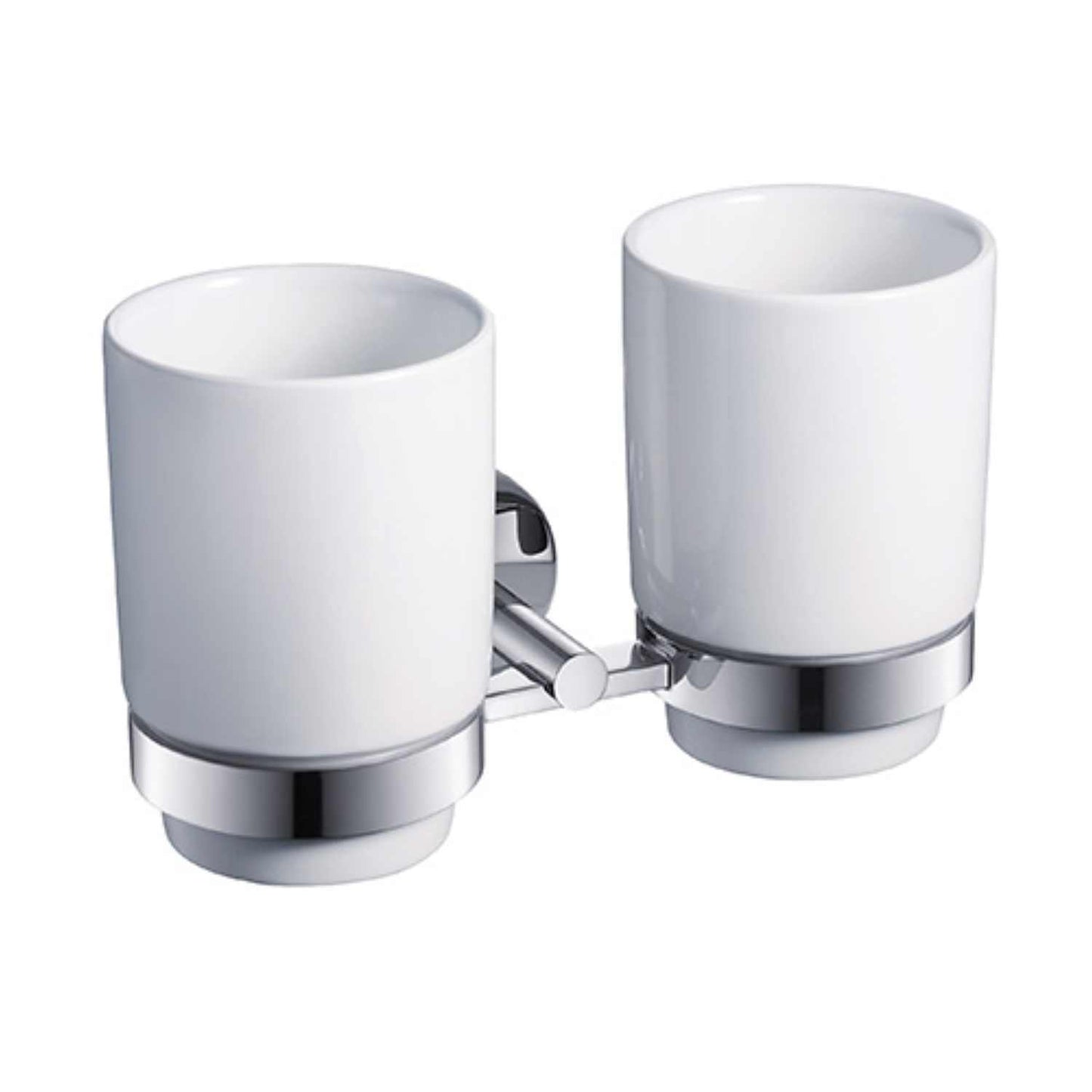 Wall-Mounted Ceramic Tumbler Holder for Modern Bathrooms AA320032