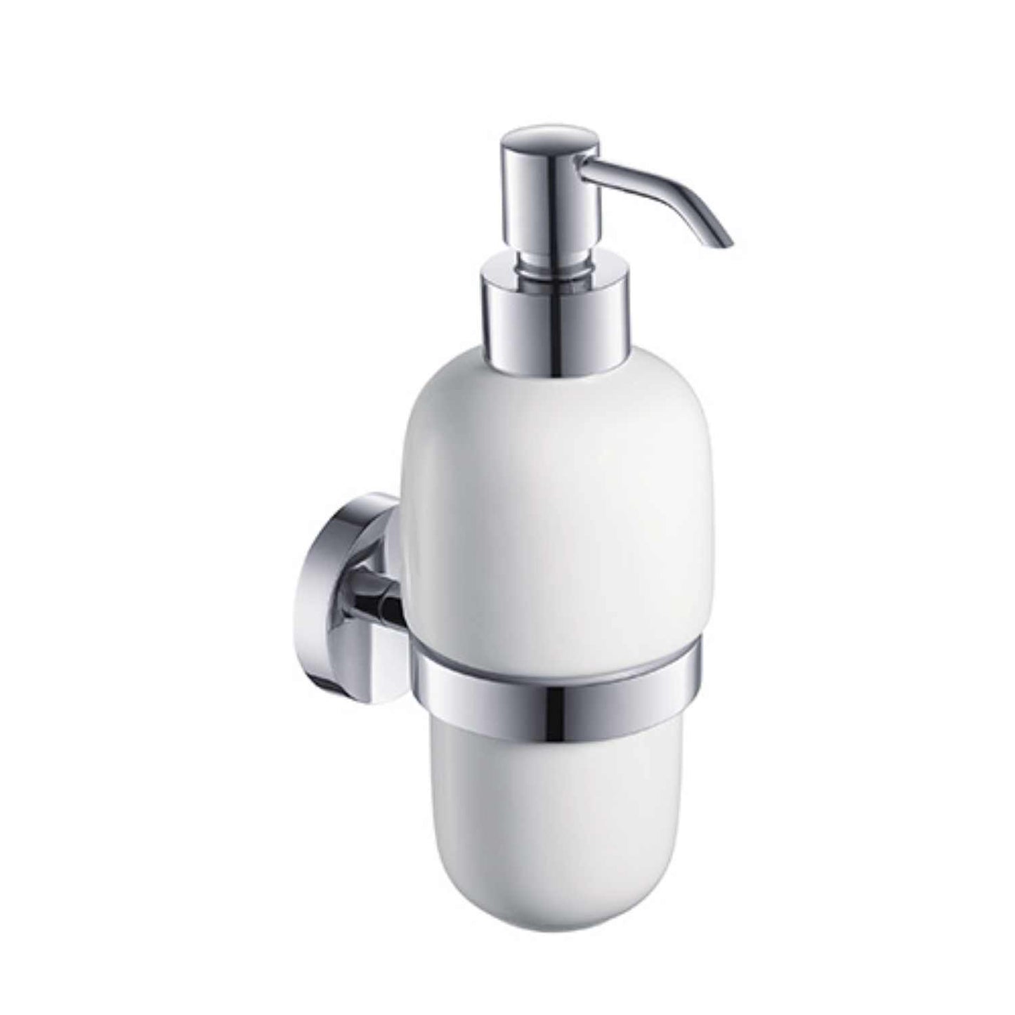 Blade Solid Brass Dispenser Holder With Ceramic Tumbler AA320038