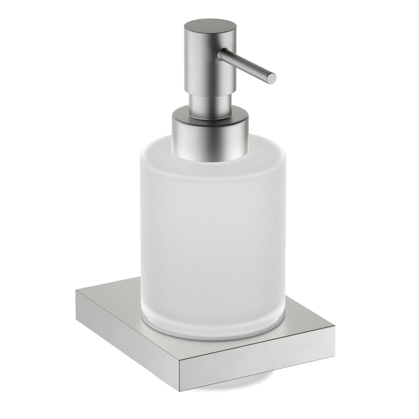 Luxury Brass Soap Dispenser Holder with Frosted Glass Tumbler AA350038