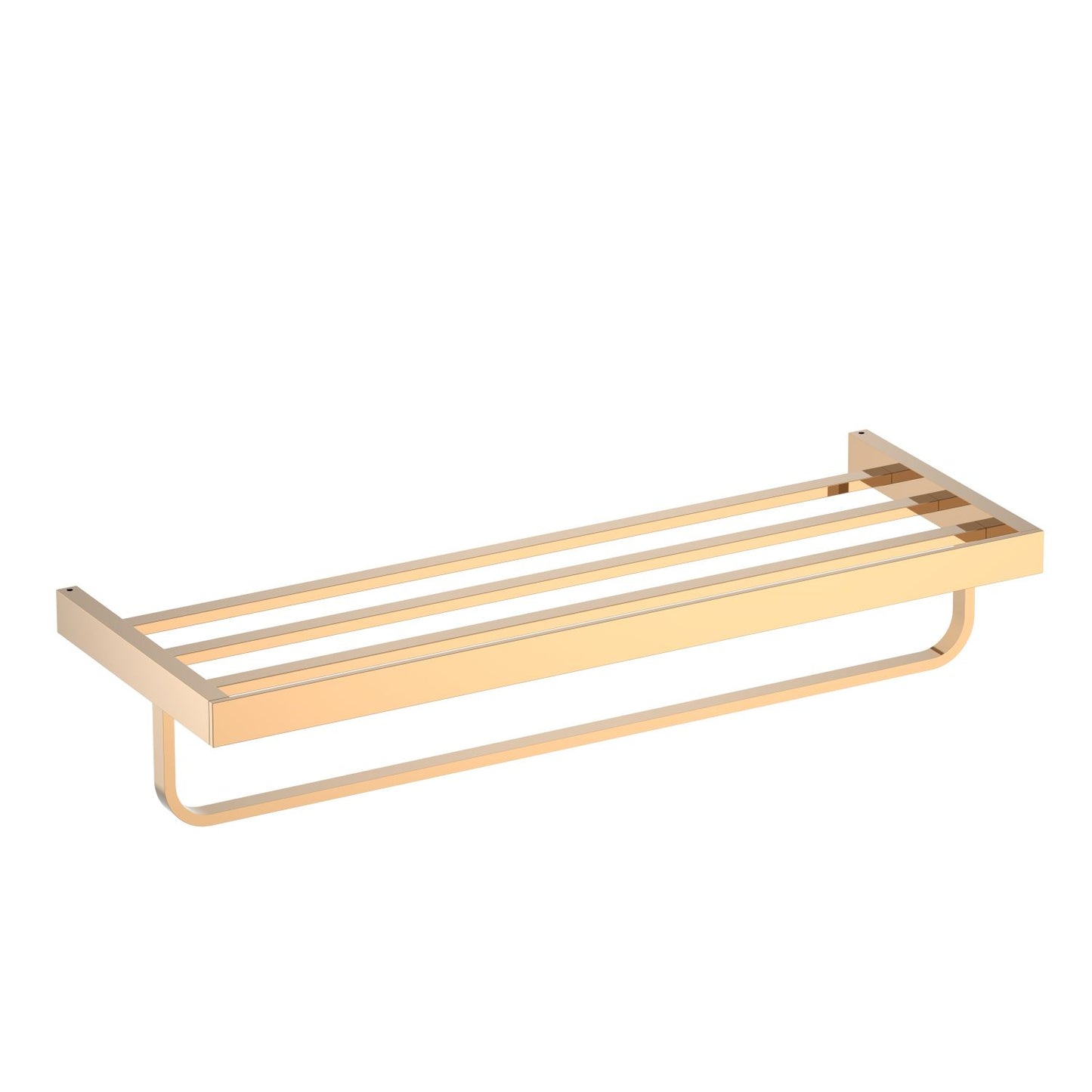 Brass Wall-Mounted Towel Rack with SUS304 Installation Parts AA350058