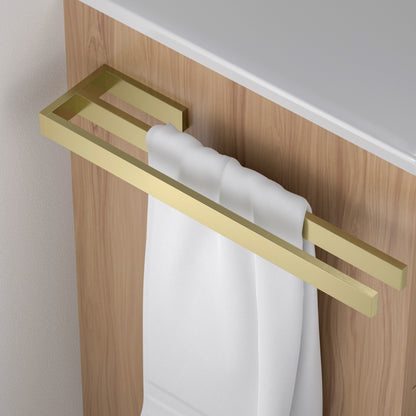 Double Wall mounted Bathroom Brass Towel holder AA350082