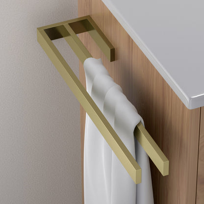 Double Wall mounted Bathroom Brass Towel holder AA350082