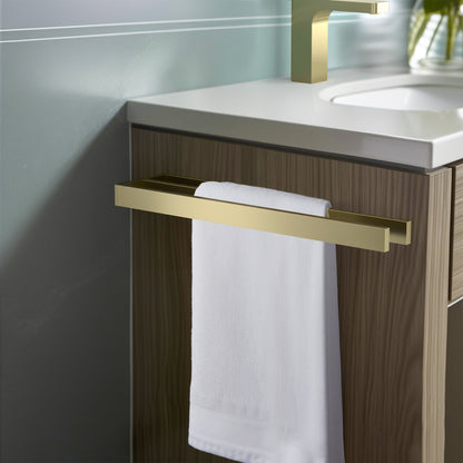 Double Wall mounted Bathroom Brass Towel holder AA350082