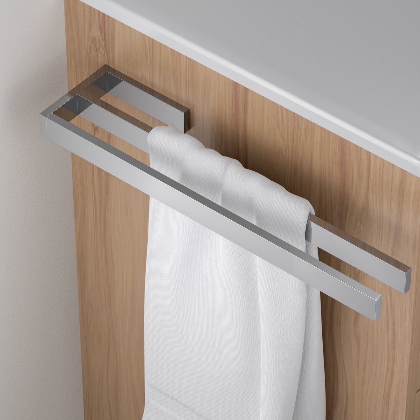 Double Wall mounted Bathroom Brass Towel holder AA350082