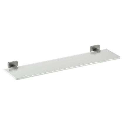 Brass Holder and 8mm Transparent Glass Shelf for Sleek Bathroom Storage AA380071