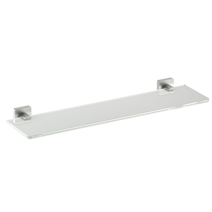 Brass Holder and 8mm Transparent Glass Shelf for Sleek Bathroom Storage AA380071