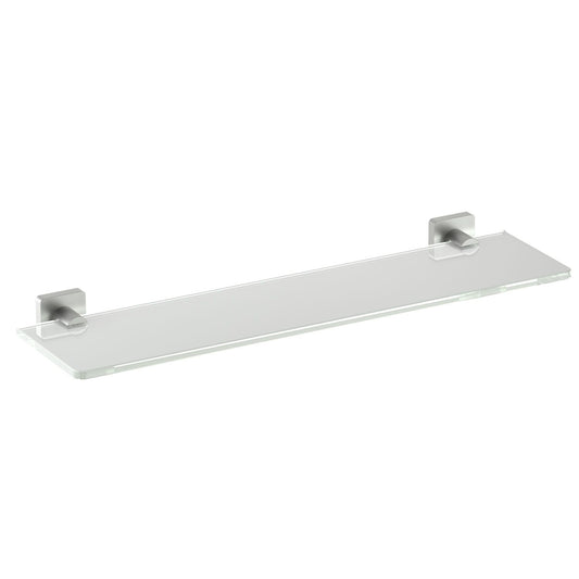 Brass Holder and 8mm Transparent Glass Shelf for Sleek Bathroom Storage AA380071