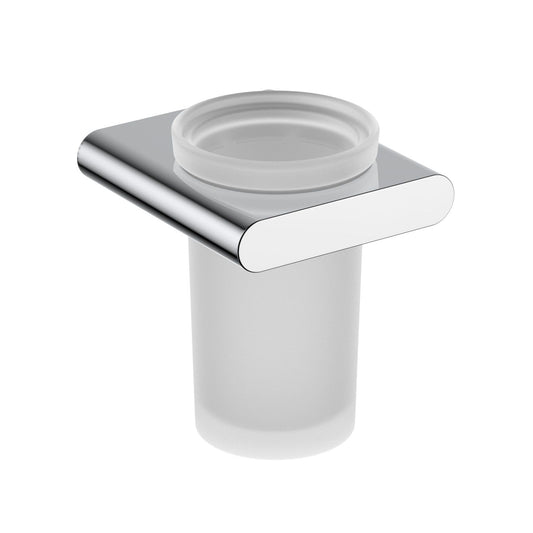 Elegant Glass Tumbler Holder with Premium Zinc Alloy Holder Design AA400032