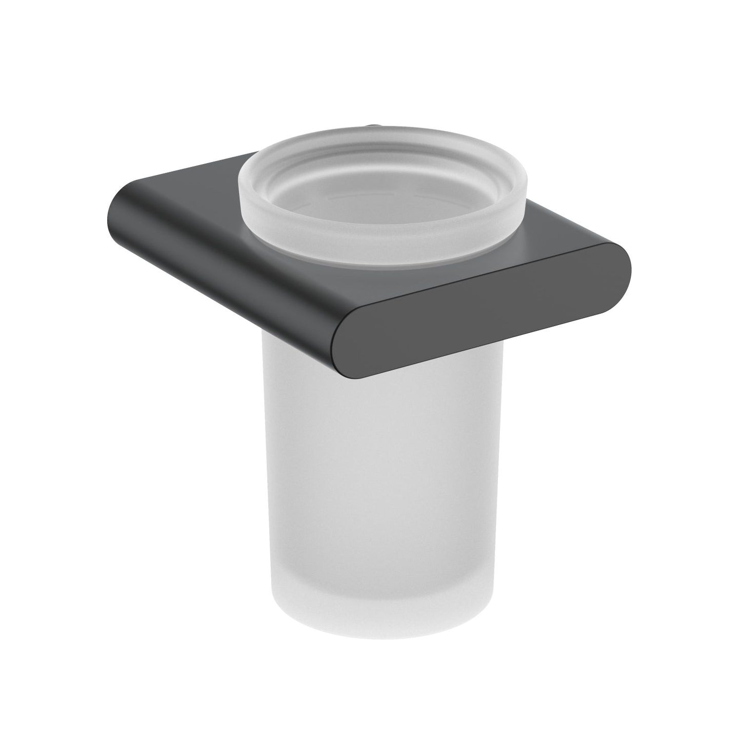 Elegant Glass Tumbler Holder with Premium Zinc Alloy Holder Design AA400032