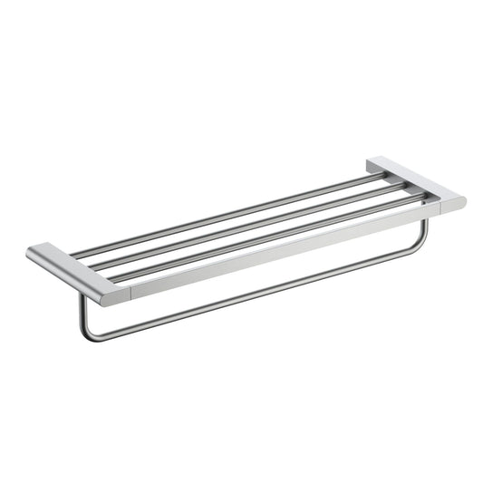 Durable Zinc Alloy Bath Towel Rack – Sleek & Space-Saving Design AA400058