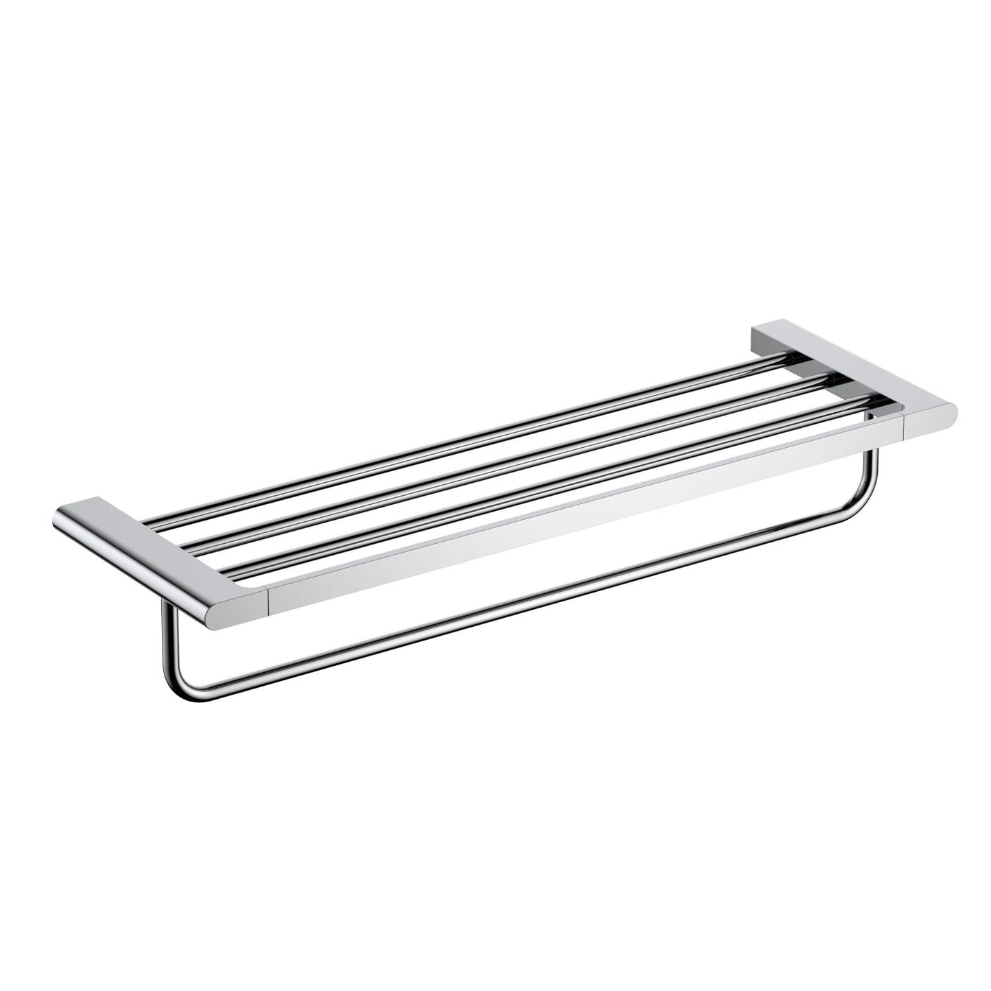Durable Zinc Alloy Bath Towel Rack – Sleek & Space-Saving Design AA400058