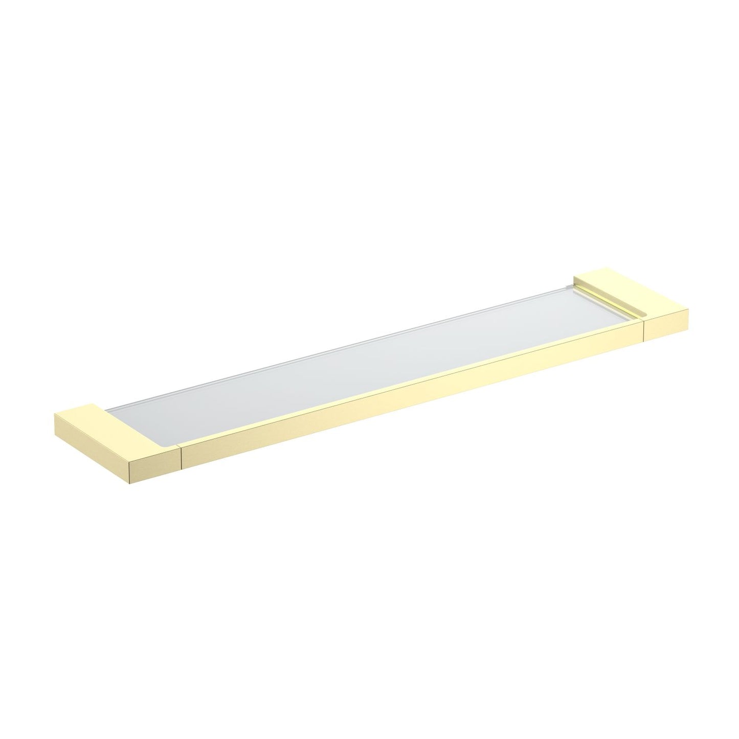 Elegant Metal Material Glass Shelf for Modern Interiors AA410071