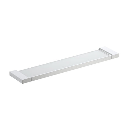 Elegant Metal Material Glass Shelf for Modern Interiors AA410071