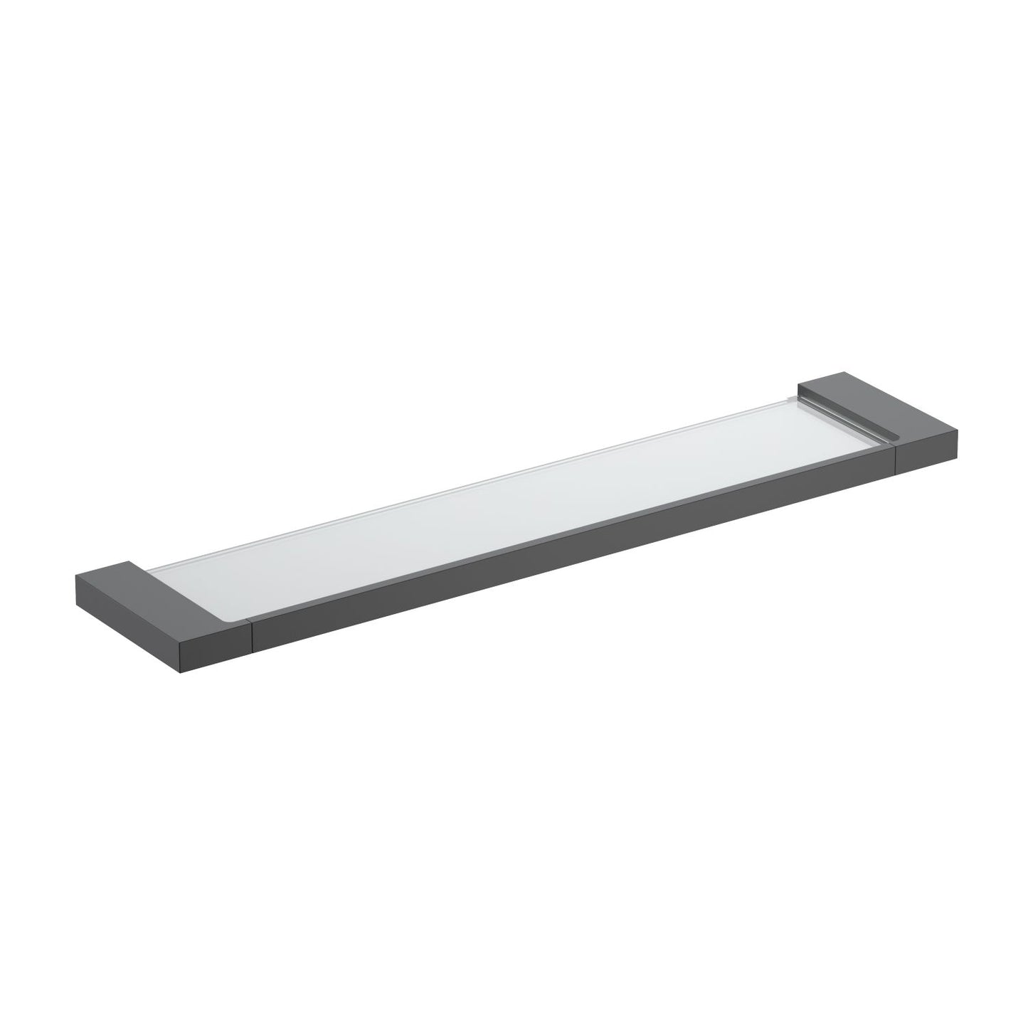 Elegant Metal Material Glass Shelf for Modern Interiors AA410071