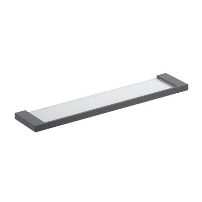 Elegant Metal Material Glass Shelf for Modern Interiors AA410071