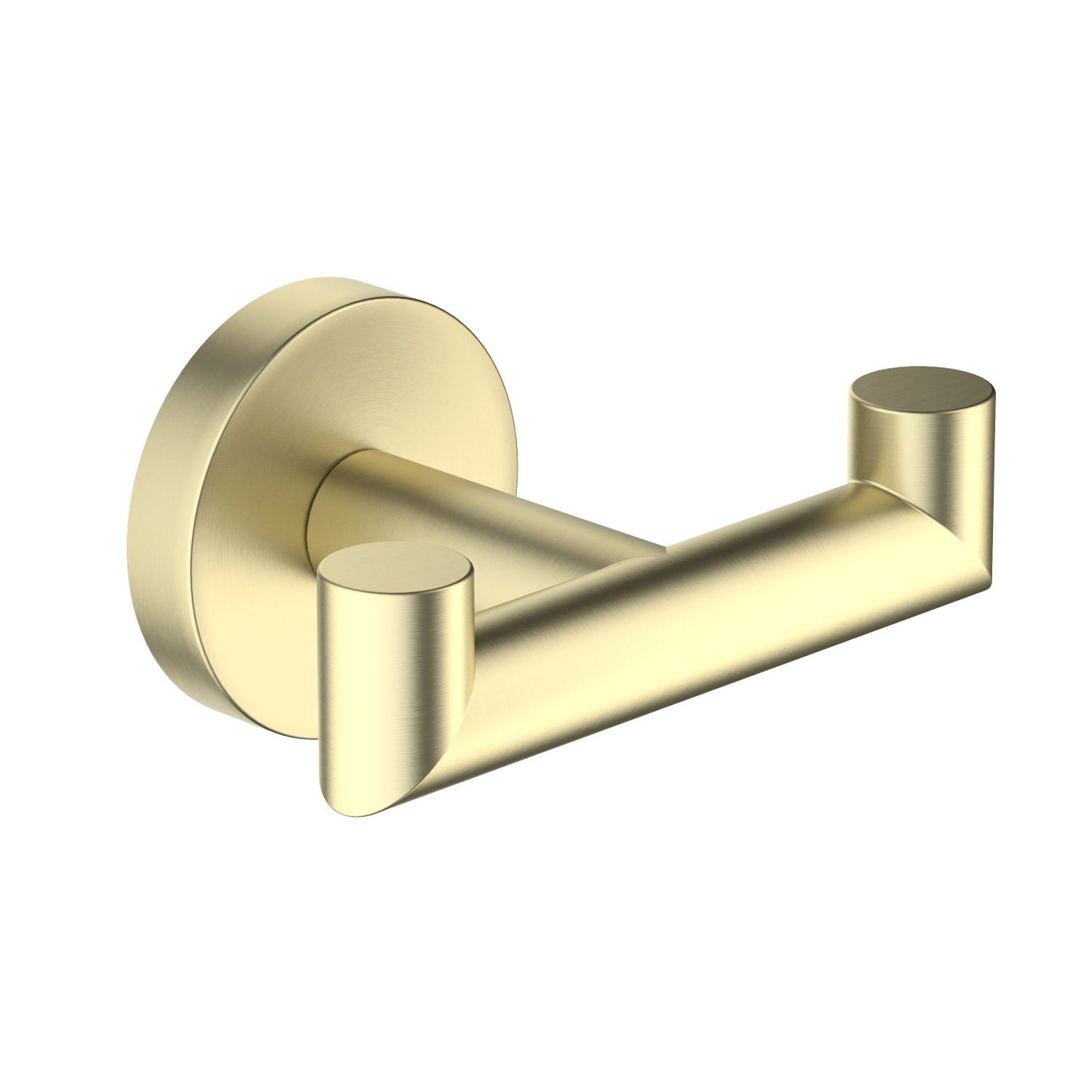 Aquavit Vista Round plate SUS304 Double Robe hook AA500012
