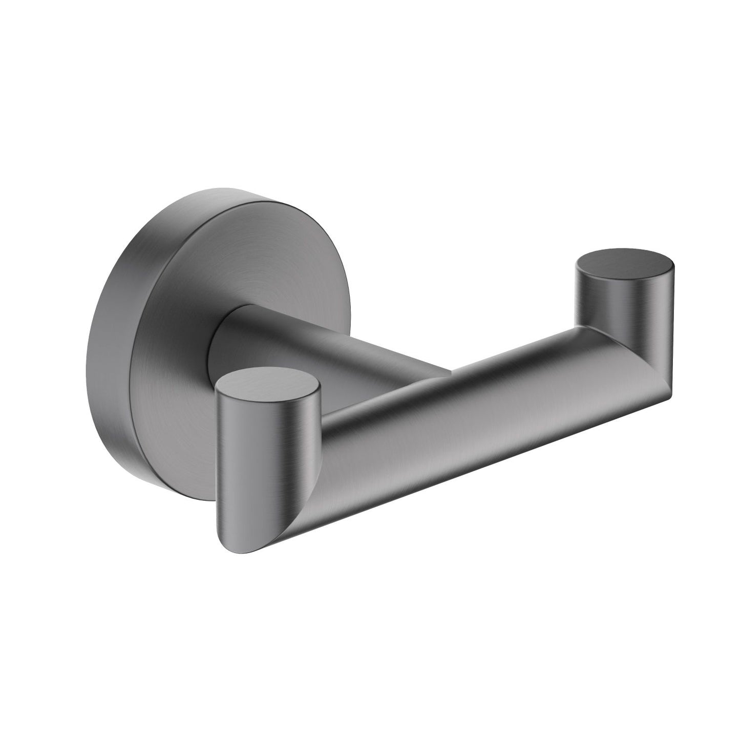 Aquavit Vista Round plate SUS304 Double Robe hook AA500012