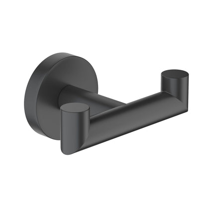 Aquavit Vista Round plate SUS304 Double Robe hook AA500012