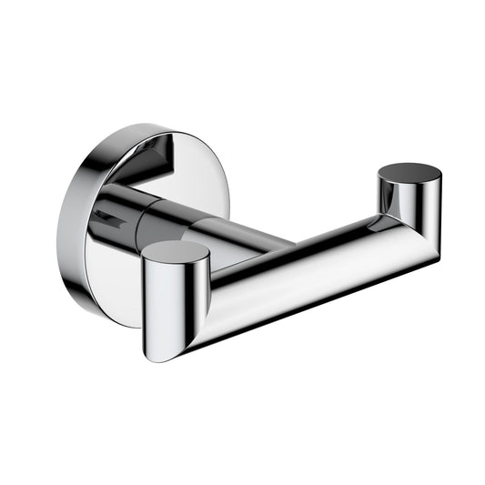 Aquavit Vista Round plate SUS304 Double Robe hook AA500012