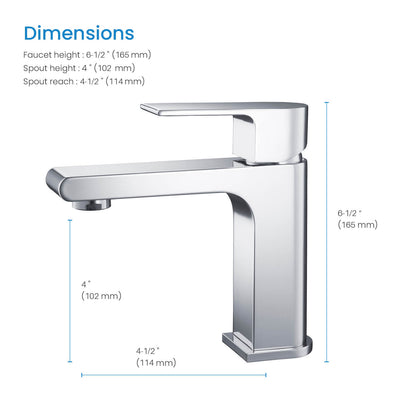 Blaze Single hole basin faucet AT010011