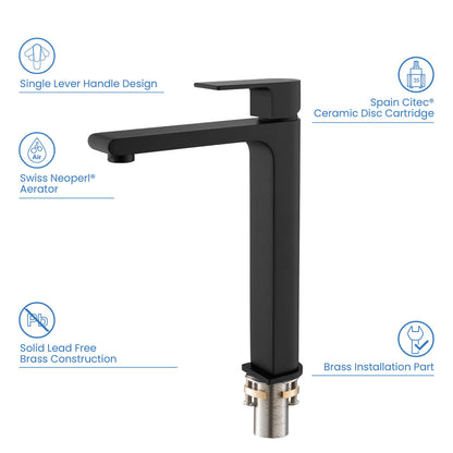 Blaze Vessel basin mixer AT010012
