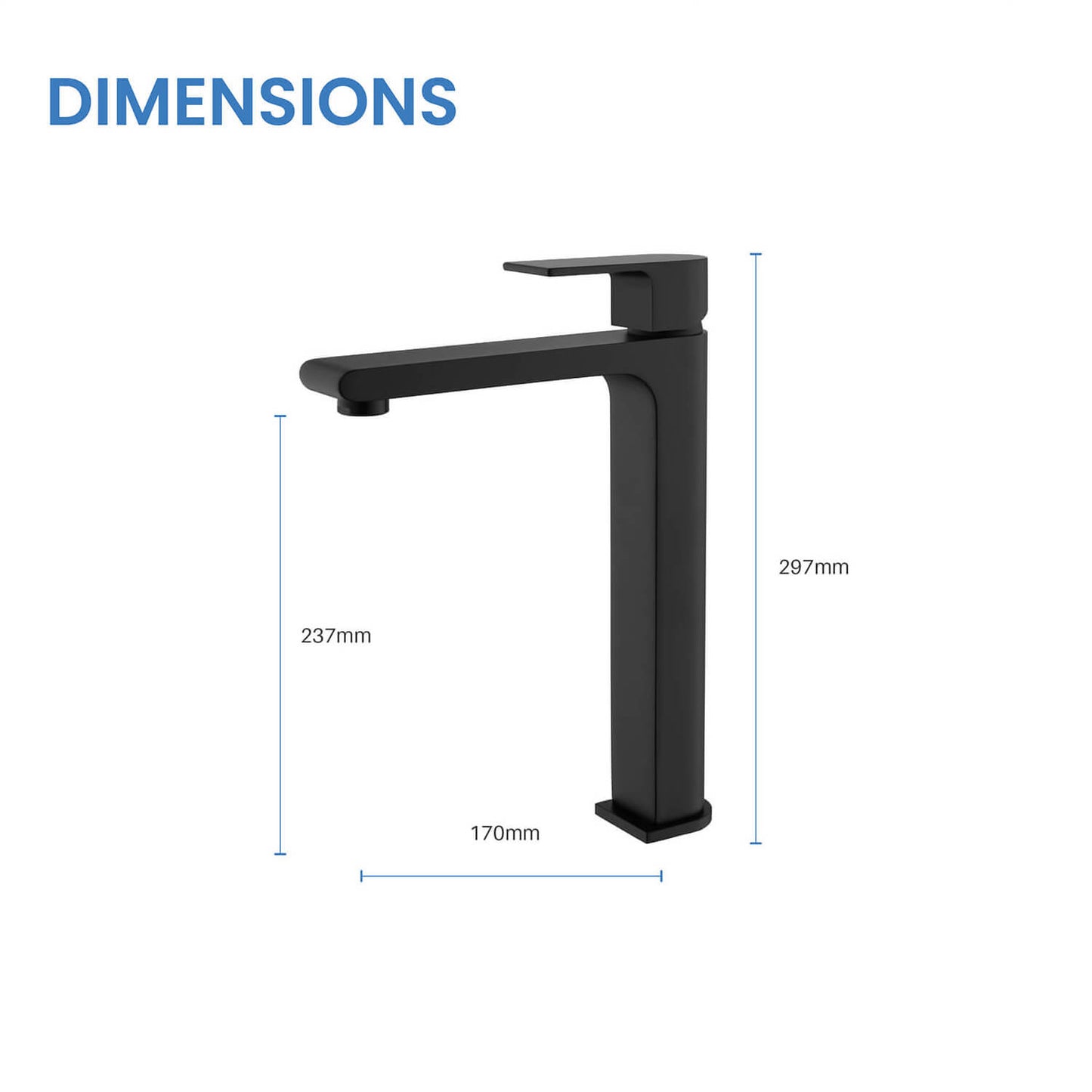 Blaze Vessel basin mixer AT010012