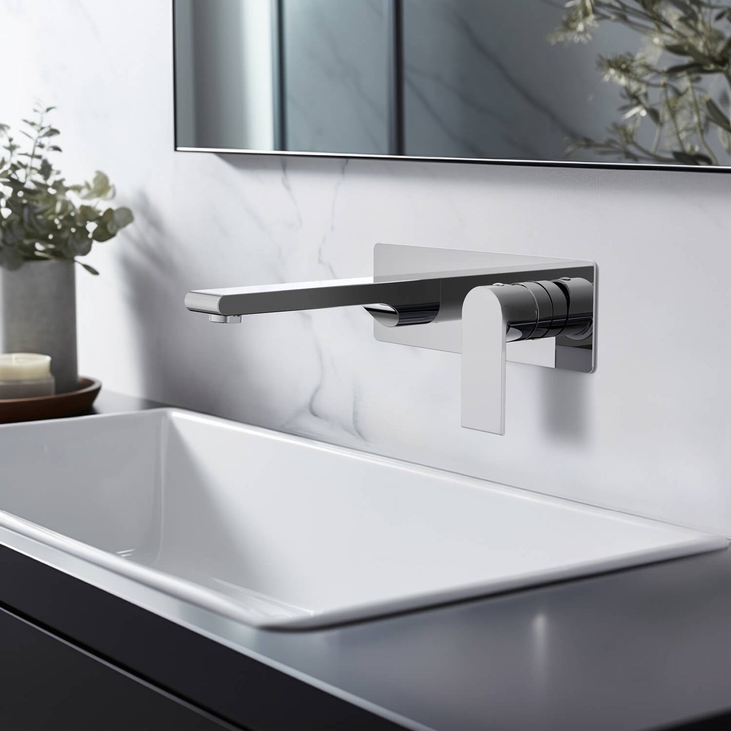 Blaze Wall concealed basin mixer AT010015