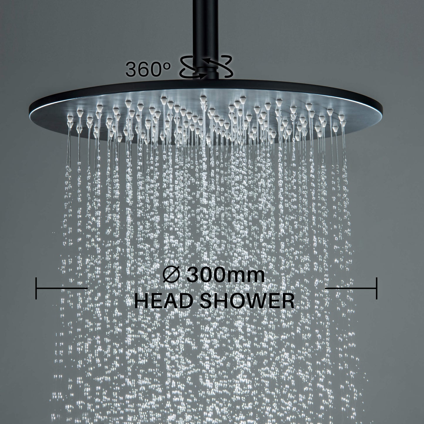 Blaze Wall mounted Shower column with 3 outlets AT010062