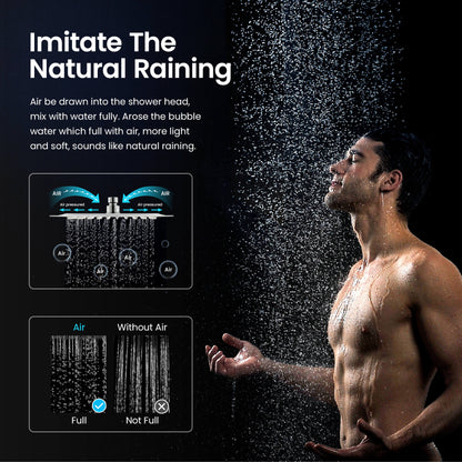 Blaze wall mounted Shower column with 2 outlets AT010064