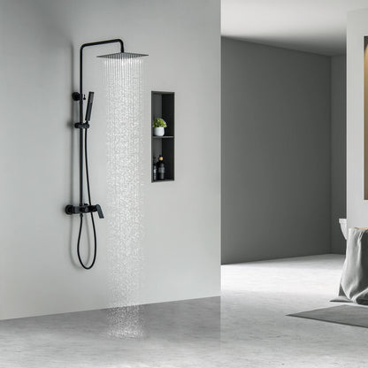 Blaze wall mounted Shower column with 2 outlets AT010064