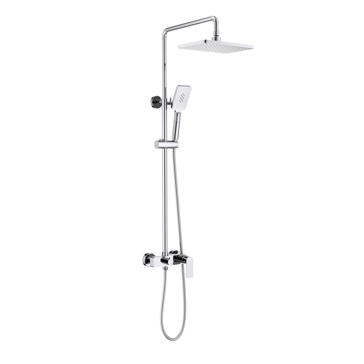 Aquavit Blaze chrome solid brass two-outlet shower column AT016201