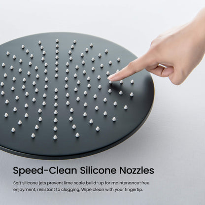 Aquavit Blaze SUS304 head shower with easy-clean silicone nozzles AT016301