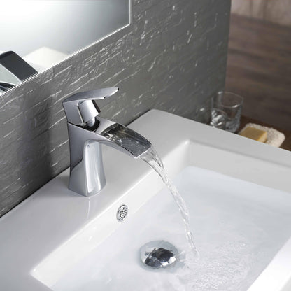 Cascade Single hole basin faucet AT030011