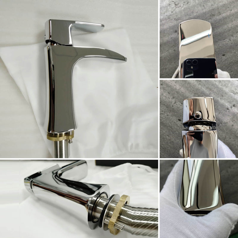 Cascade Single hole basin faucet AT030011