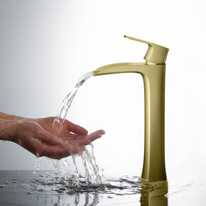 Cascade Single hole vessel basin faucet AT030012