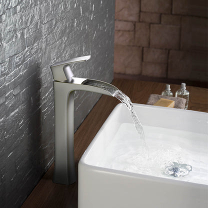 Cascade Single hole vessel basin faucet AT030012