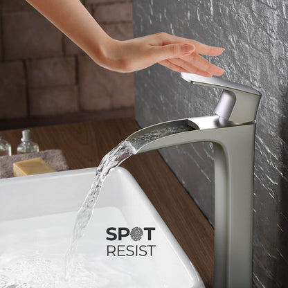 Cascade Single hole vessel basin faucet AT030012