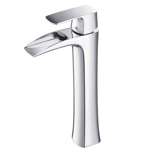Cascade Single hole vessel basin faucet AT030012