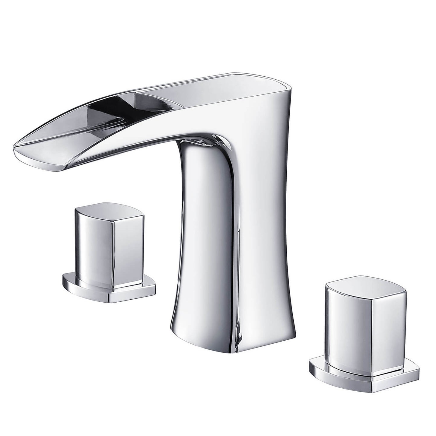 Cascade Widespread Bathroom Faucet 3 Hole AT030014