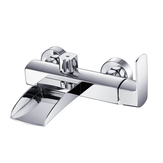 Cascade Wall mounted waterfall spout bath shower mixer AT030022