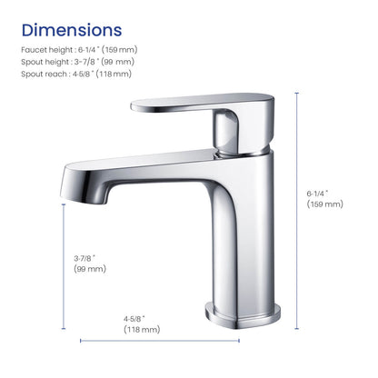 Tender Single hole basin faucet AT040011
