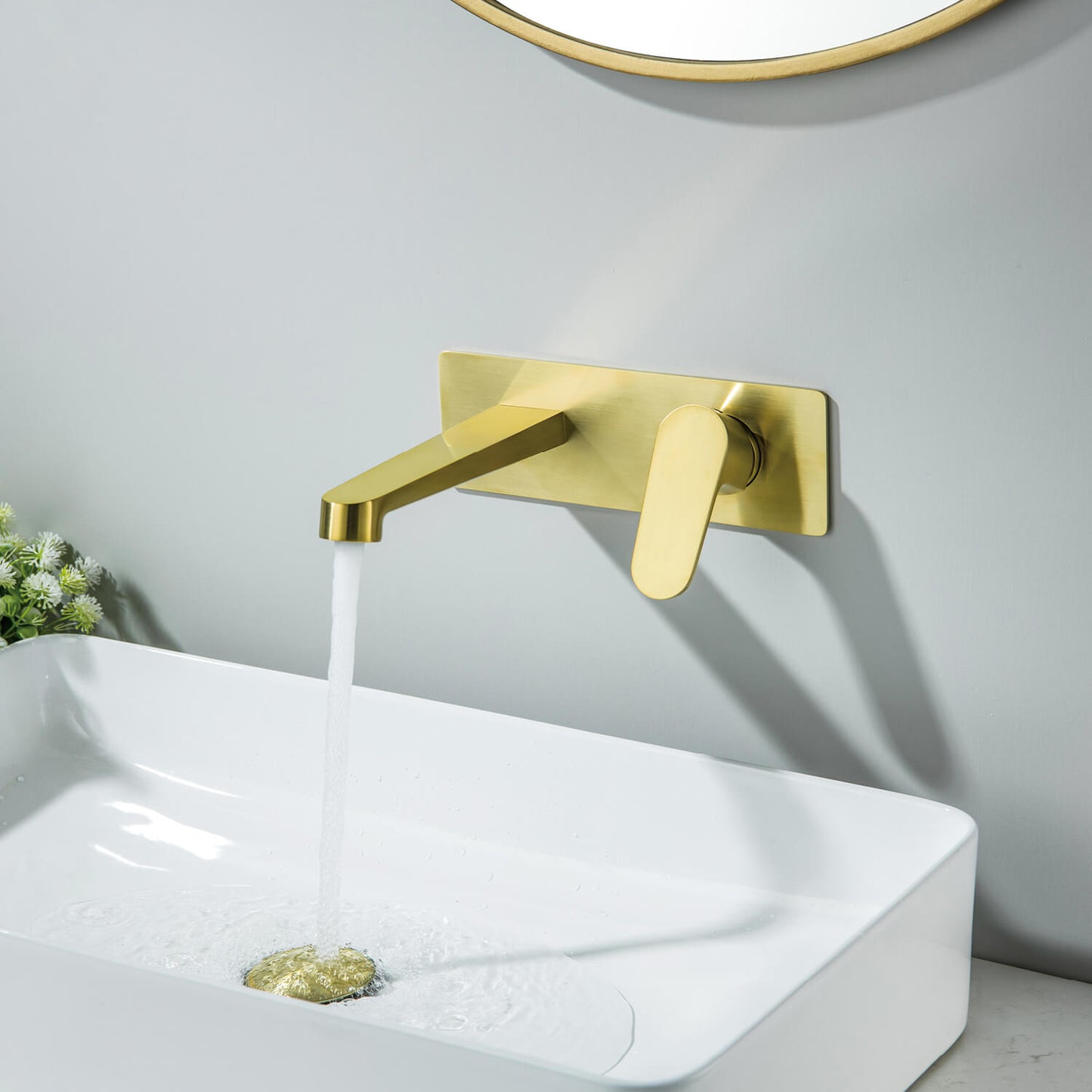 Tender Wall concealed basin mixer AT040015