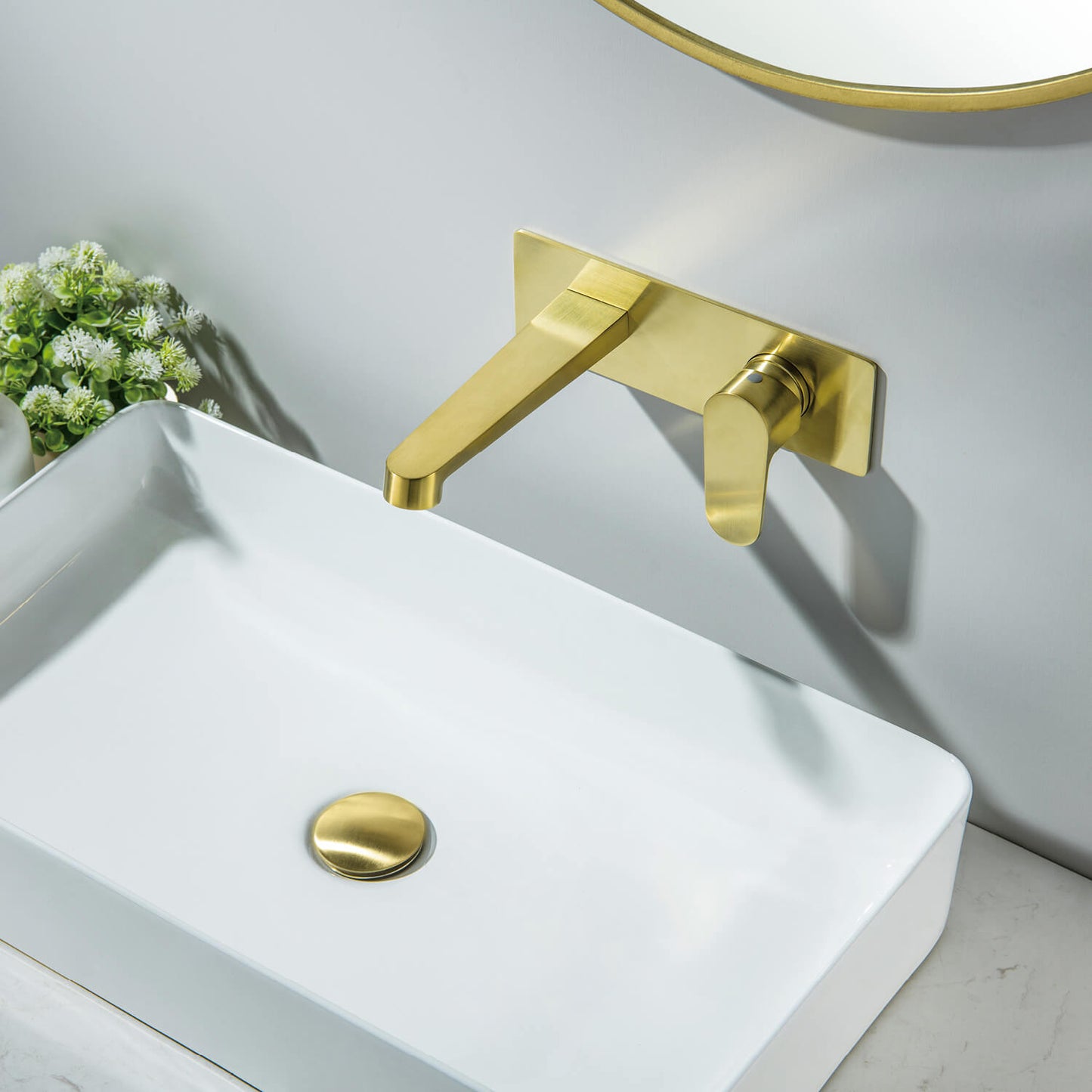 Tender Wall concealed basin mixer AT040015