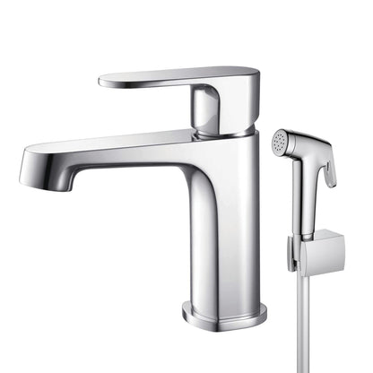 Tender Basin mixer with hand bidet spray AT040032