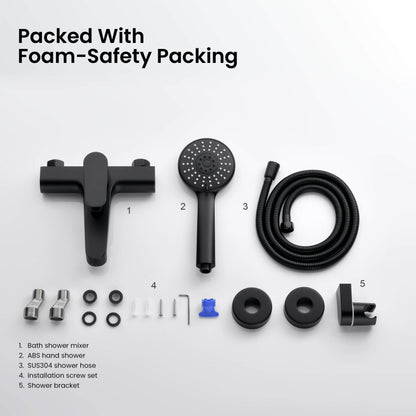 Tender Bath shower mixer with 3-way hand shower set AT040122
